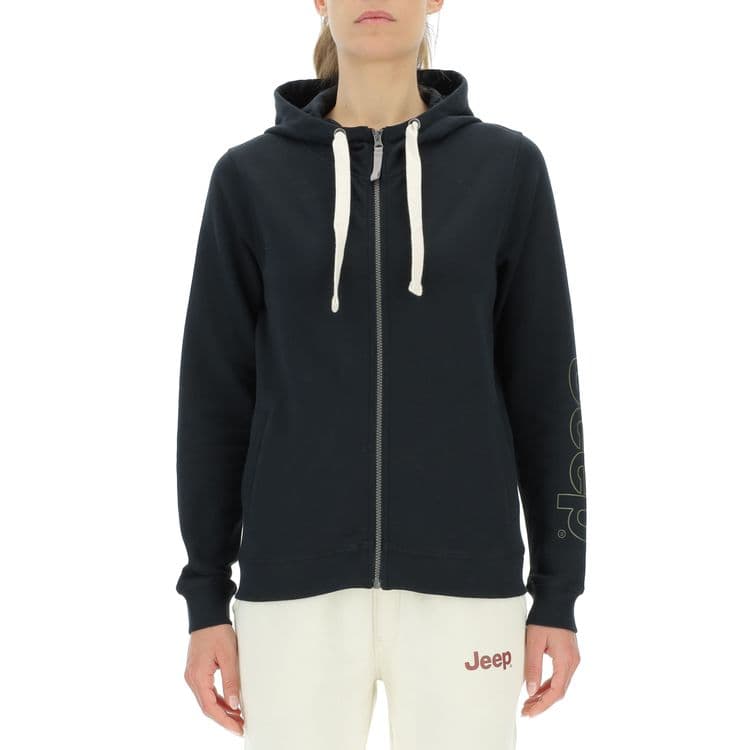JEEP O102891-E100 J Felpa Uomo con Cappuccio Full Zip - Wilderness