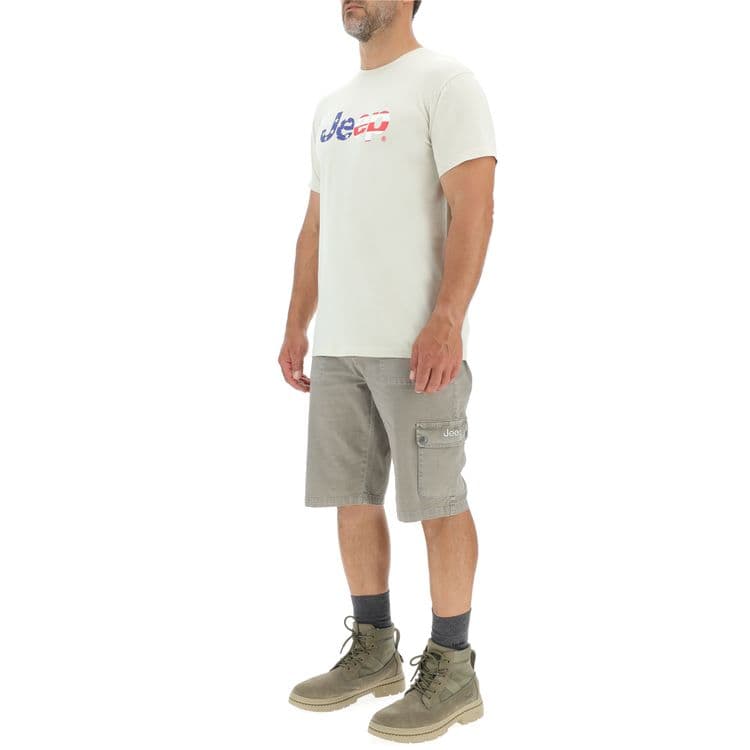 T-shirt Homme Ripple Junction – Gris Avec Drapeau Américain, Taille M, Motif Patiotique Usé